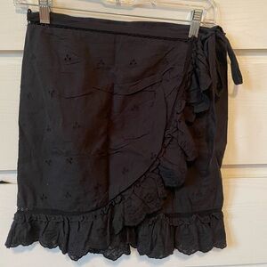 Black Lace Skirt urban outfitters
